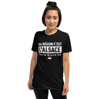 Thumbnail for T-shirt Alsace bleu marine dos - Ma région c'est l'Alsace
