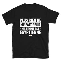 Thumbnail for T-shirt Égypte noir - Plus rien ne me fait peur ma femme est