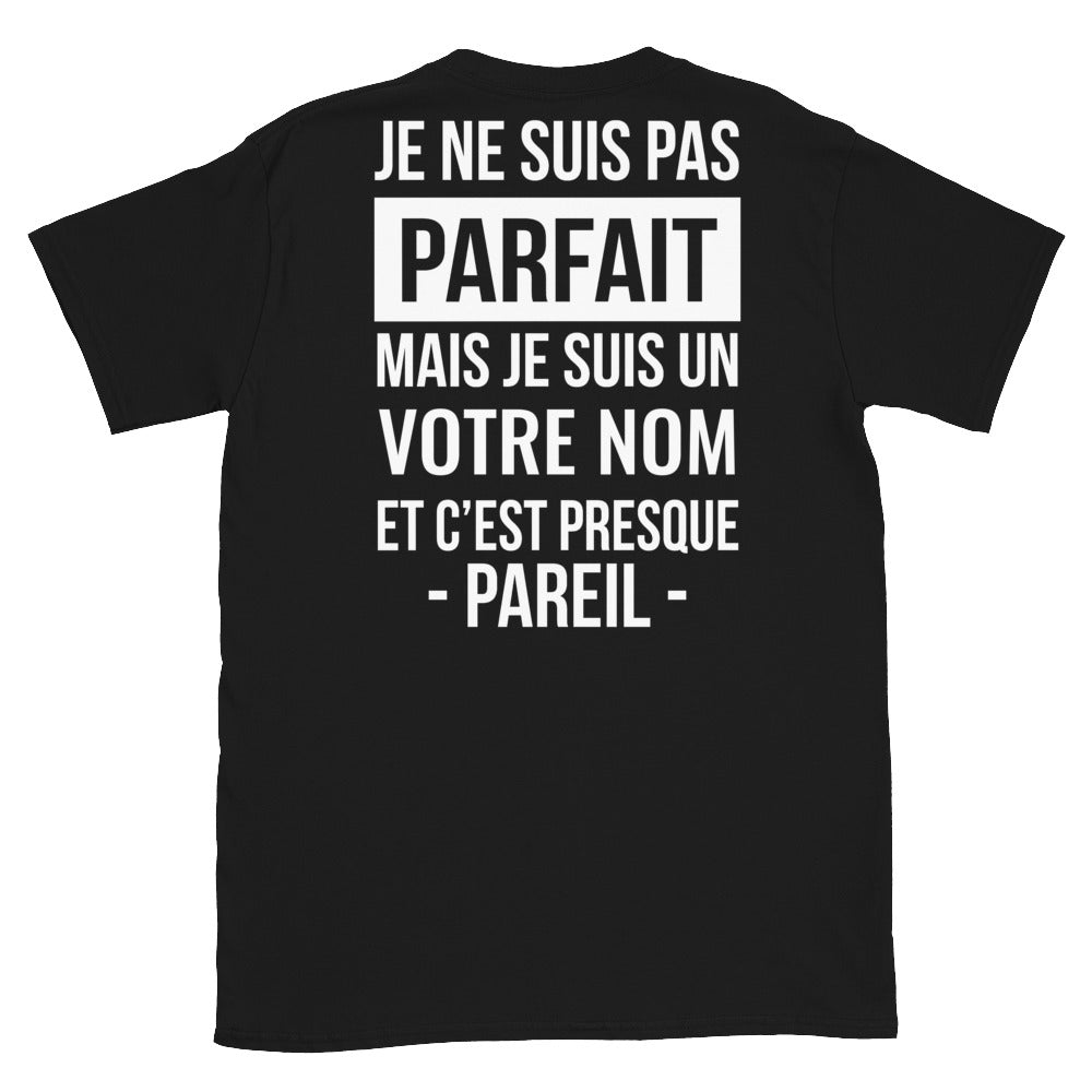T-shirt Aveyron noir - Je ne suis pas parfait mais je suis un XXX
