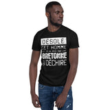 Désolé Bretonne - T-shirts Unisexe Standard - Ici & Là - T-shirts & Souvenirs de chez toi