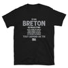 T-shirt Bretagne noir - Tout dépend de toi