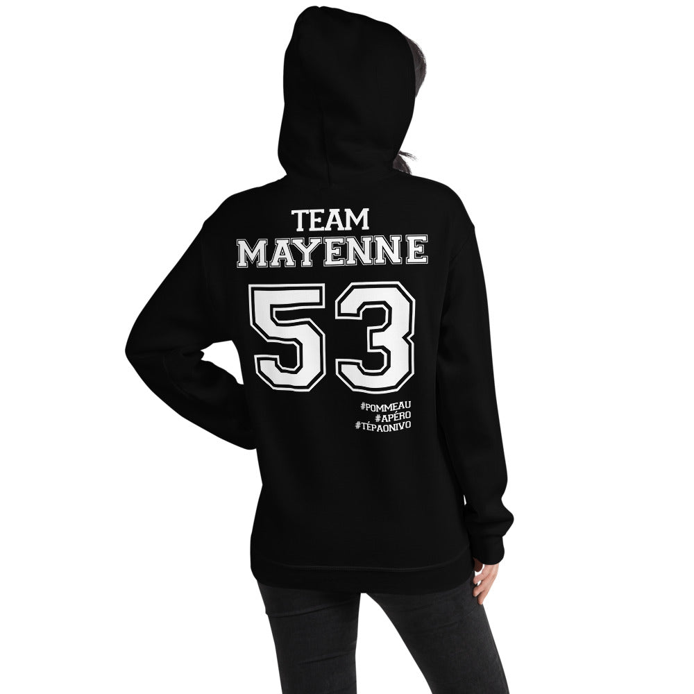 Sweatshirt Mayenne 53 bleu marine - Confort et style local