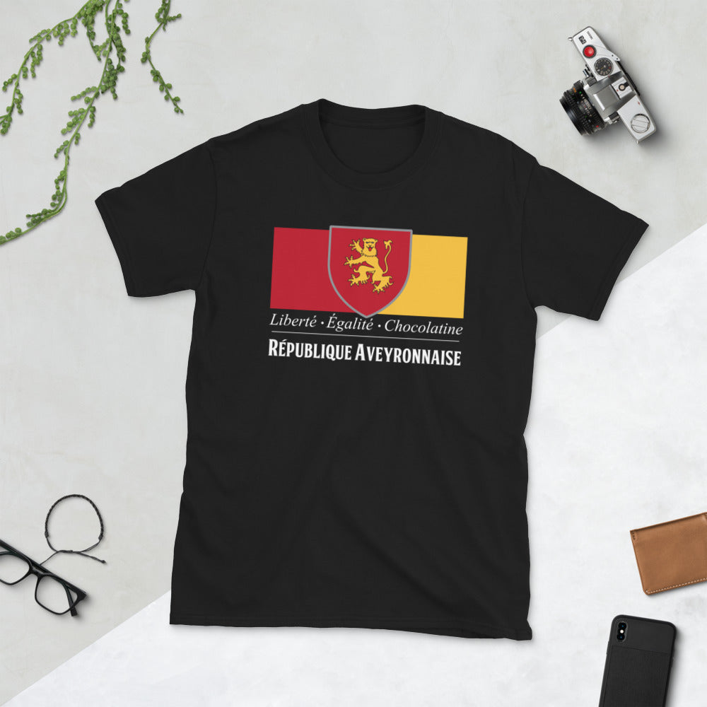 T-shirt Aveyron bleu marine dos - République Aveyronnaise v2