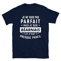 Thumbnail for T-shirt Béarn gris chiné dos - Confort et fierté locale