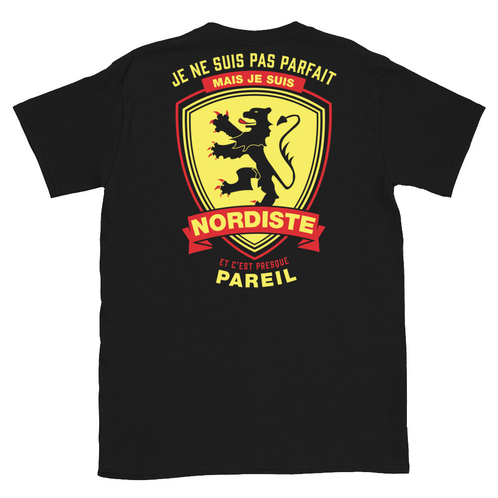 T-shirt Nordiste noir - Je ne suis pas parfait mais.