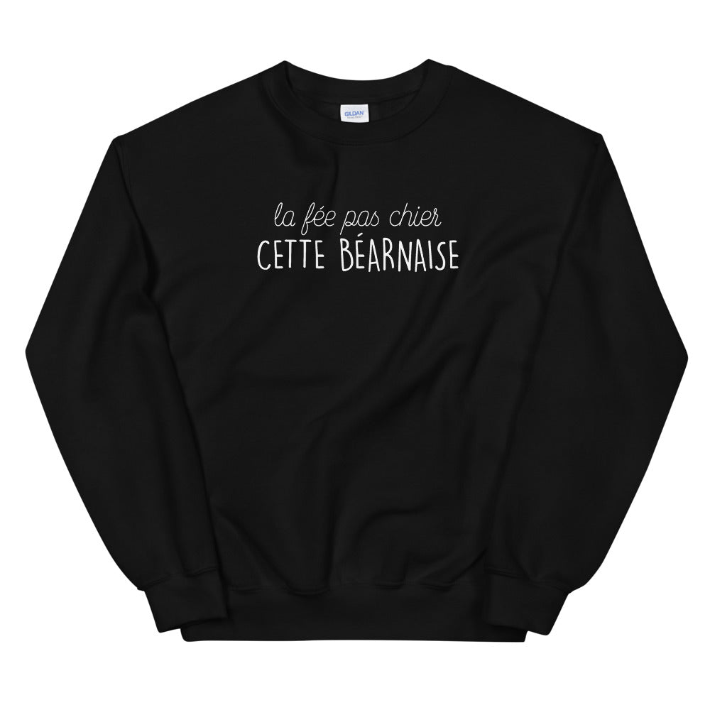 Sweatshirt Béarn marine dos - Fée pas chier cette Béarnais