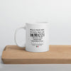 Mug Italie blanc - Règle pour vivre avec une italienne
