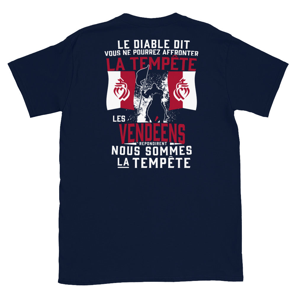 Vendéens, nous sommes la tempête - T-shirt Standard - Ici & Là - T-shirts & Souvenirs de chez toi