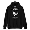 Sweatshirt Acadie noir - Confort et histoire à porter
