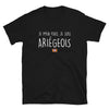 T-shirt Ariège noir - M'en fous je suis Ariégeois