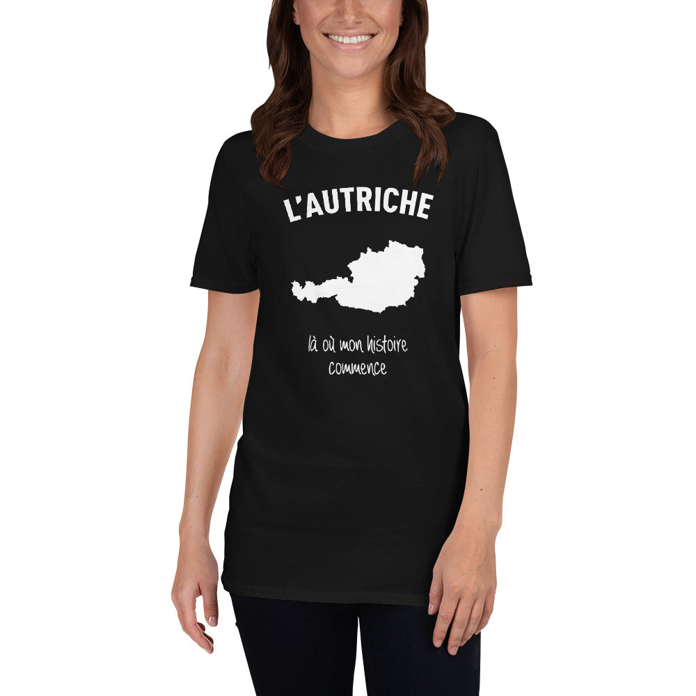 Autriche là où mon histoire commence - T-shirt Standard - Ici & Là - T-shirts & Souvenirs de chez toi