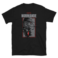 Thumbnail for T-shirt Normandie noir - Mafia Normande avec humour