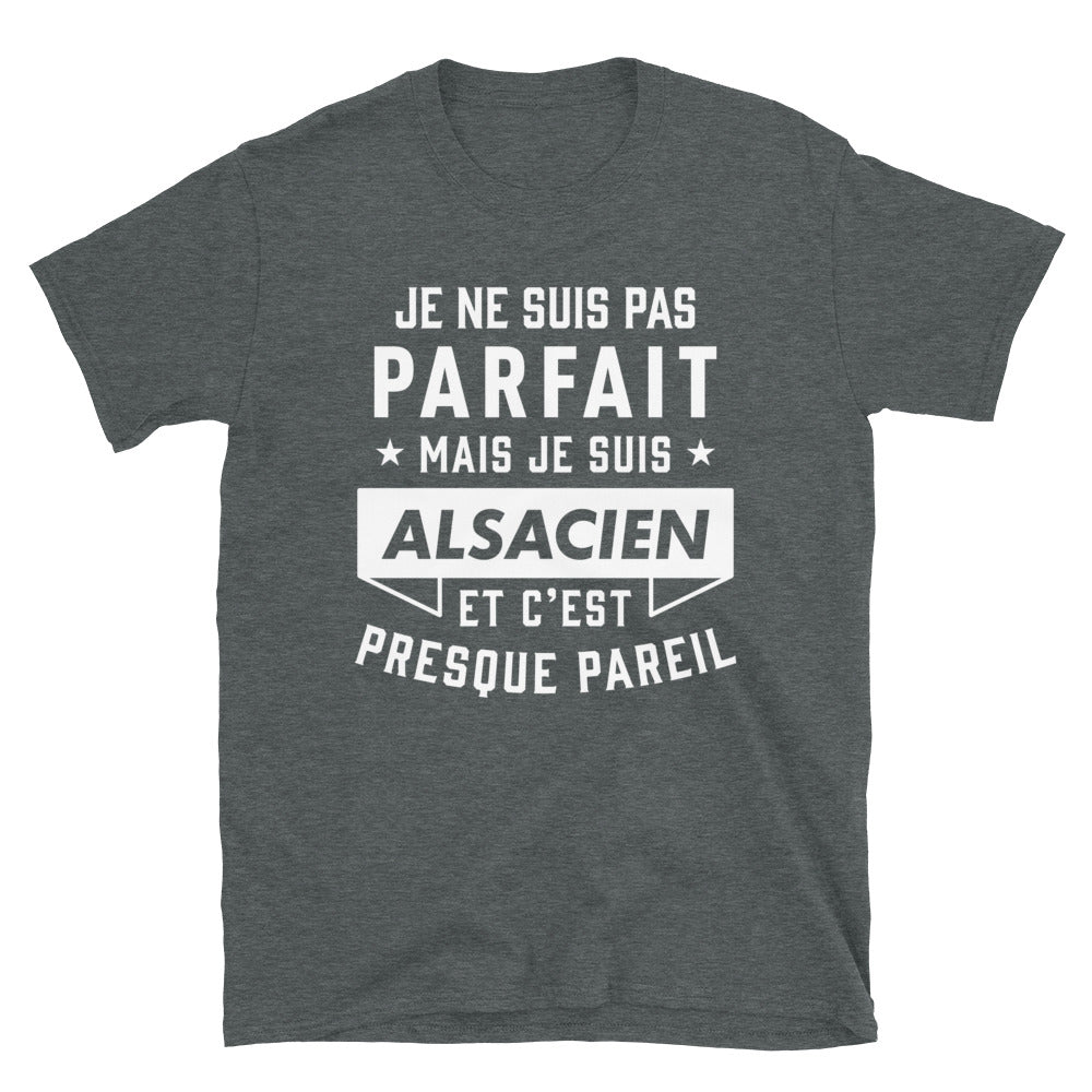 T-shirt Alsace gris foncé - Confort et style alsacien