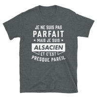 Thumbnail for T-shirt Alsace gris foncé - Confort et style alsacien