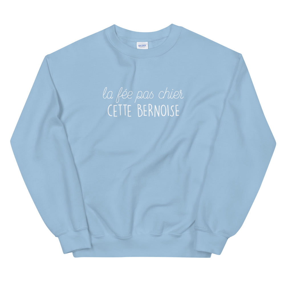 Sweatshirt Suisse noir dos - Fée pas chier cette Bernoise