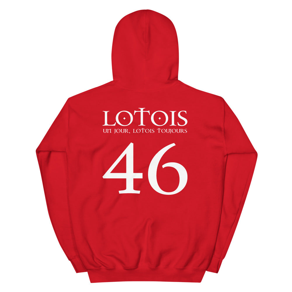 Lotois un jour, Lotois toujours 46 - Sweatshirt à capuche - Ici & Là - T-shirts & Souvenirs de chez toi