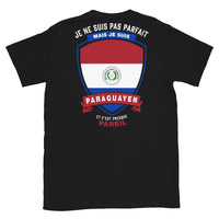 Thumbnail for T-shirt Paraguay noir - Je ne suis pas parfait mais.