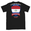 T-shirt Paraguay noir - Je ne suis pas parfait mais.