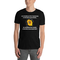 Thumbnail for T-shirt Lozèrien gris foncé chiné - 10 heures sans marcher