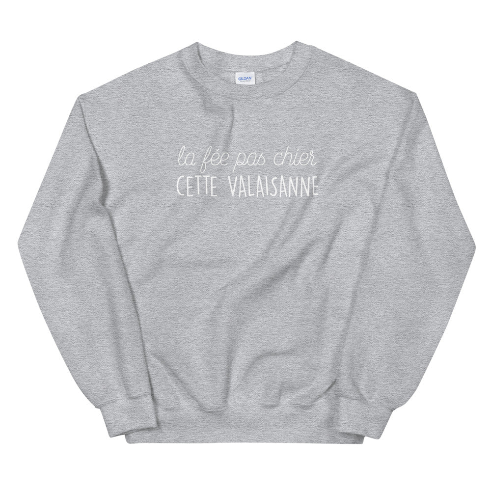 Sweatshirt Valaisanne noir - Fée pas chier cette Valaisanne