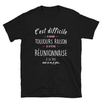 Thumbnail for Avoir Raison Réunionnaise - T-shirt Boy friend Cut - Standard - Ici & Là - T-shirts & Souvenirs de chez toi