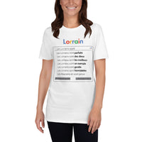 Thumbnail for T-shirt Lorraine gris foncé - Les Lorrains sont des Dieux