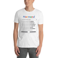 Thumbnail for T-shirt Normands noir - Parodie humoristique