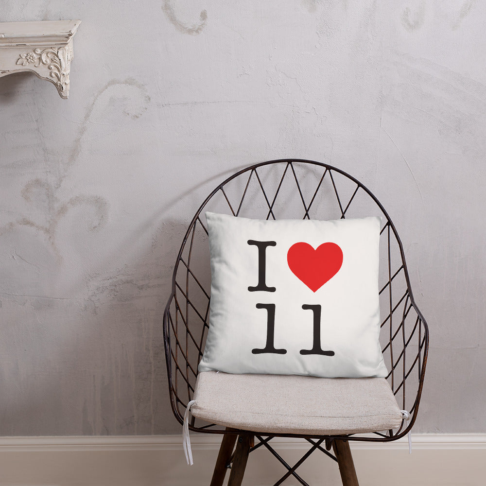 Coussin Aude NY style - design humoristique et local