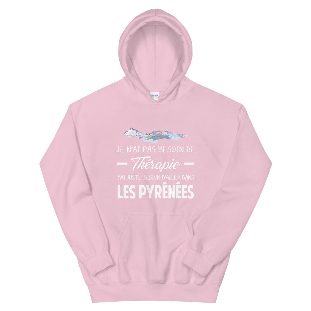 Thérapie Pyrénées - Sweatshirt à capuche - Ici & Là - T-shirts & Souvenirs de chez toi