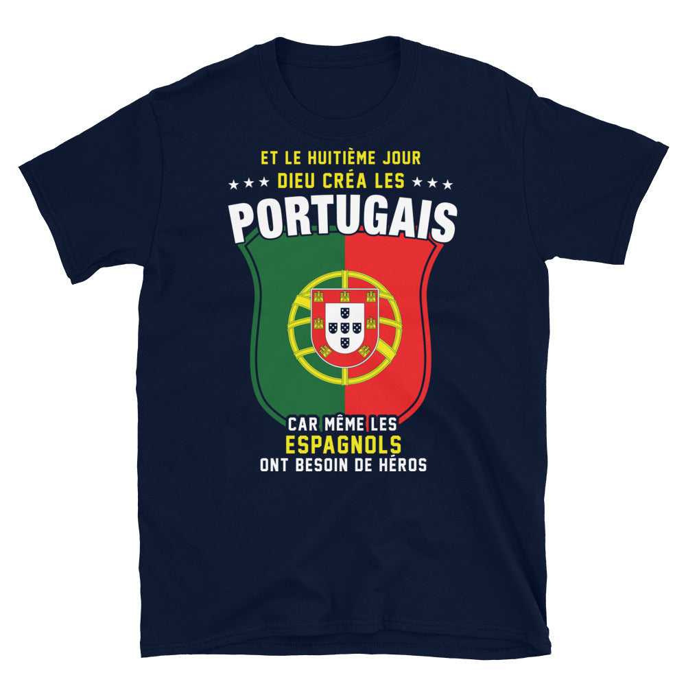 8e-jour-portugais T-shirt Standard - Ici & Là - T-shirts & Souvenirs de chez toi