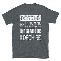 Thumbnail for Désolé infirmière - T-shirts Unisexe Standard - Ici & Là - T-shirts & Souvenirs de chez toi