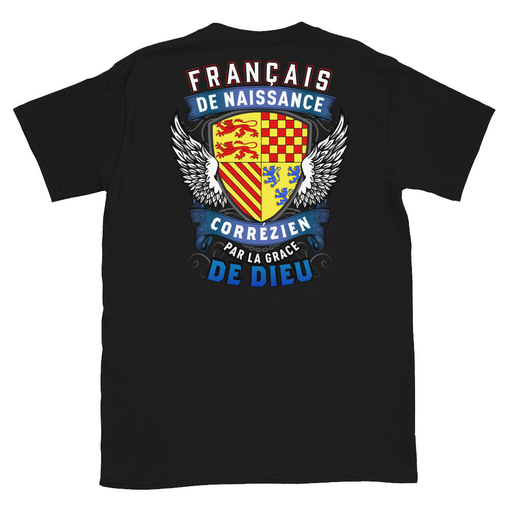 T-shirt Corézien noir - Fierté et humour local