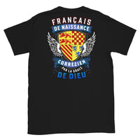 Thumbnail for T-shirt Corézien noir - Fierté et humour local