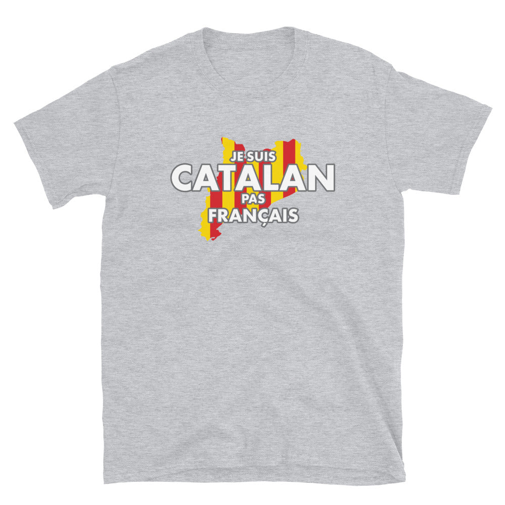 Catalan pas Français - T-shirt Standard - Ici & Là - T-shirts & Souvenirs de chez toi