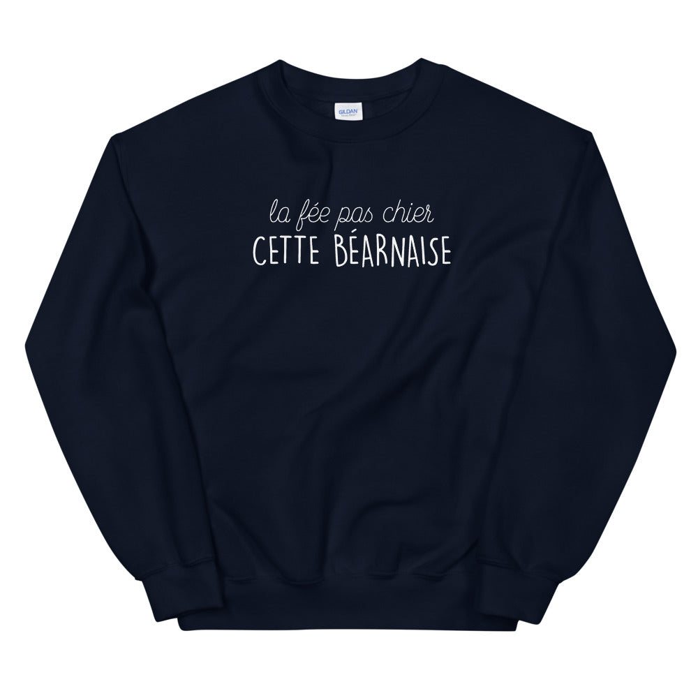 Sweatshirt Béarn gris sport - Fée pas chier cette Béarnais