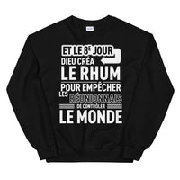 Thumbnail for 8e Jour Rhum Réunionnais - Sweatshirt - Ici & Là - T-shirts & Souvenirs de chez toi