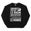 Sweatshirt Réunion noir - Dieu créa le rhum