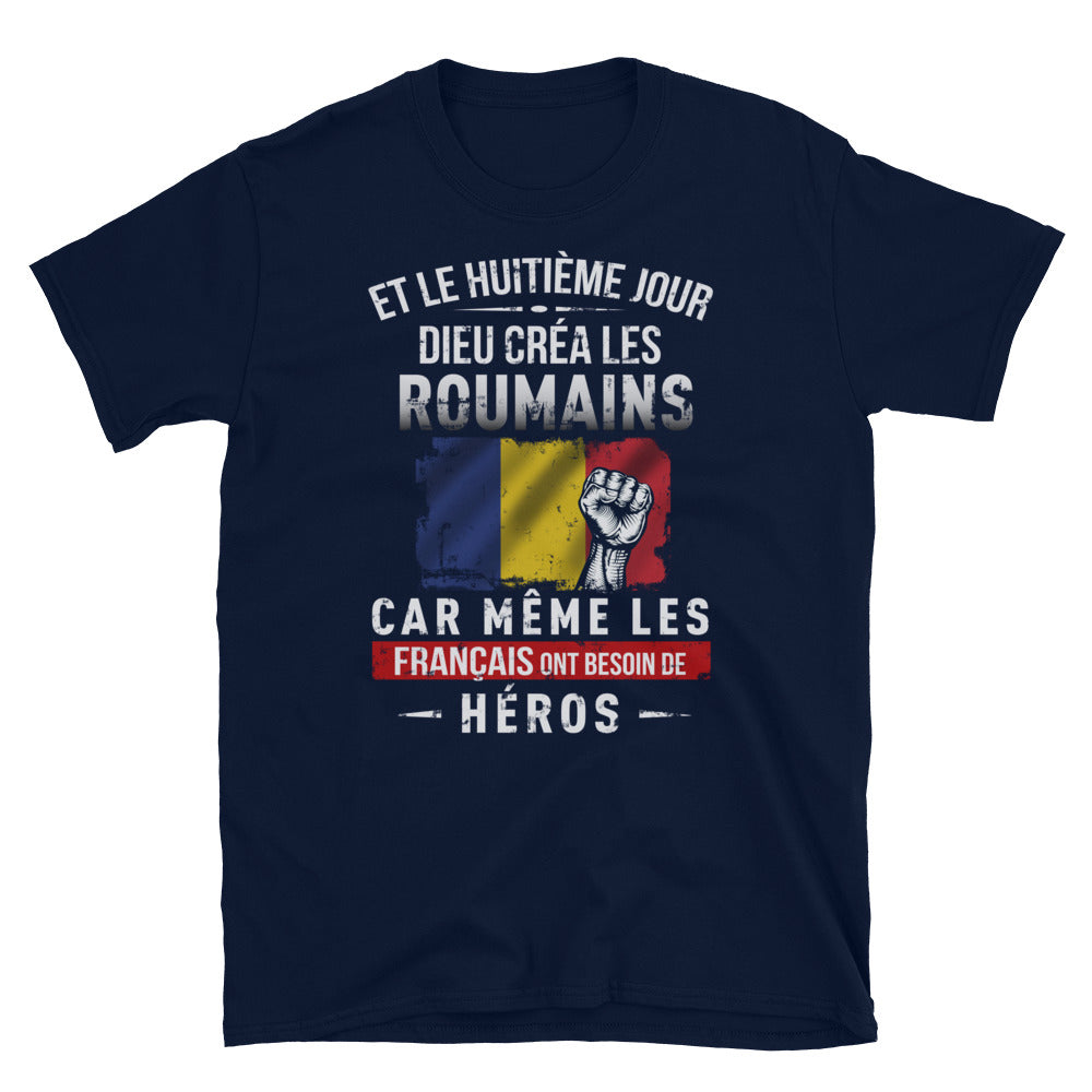 8e-jour-roumains T-shirt Standard - Ici & Là - T-shirts & Souvenirs de chez toi