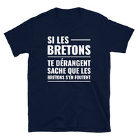 Thumbnail for T-shirt Bretagne gris sport - Les Bretons s'en foutent