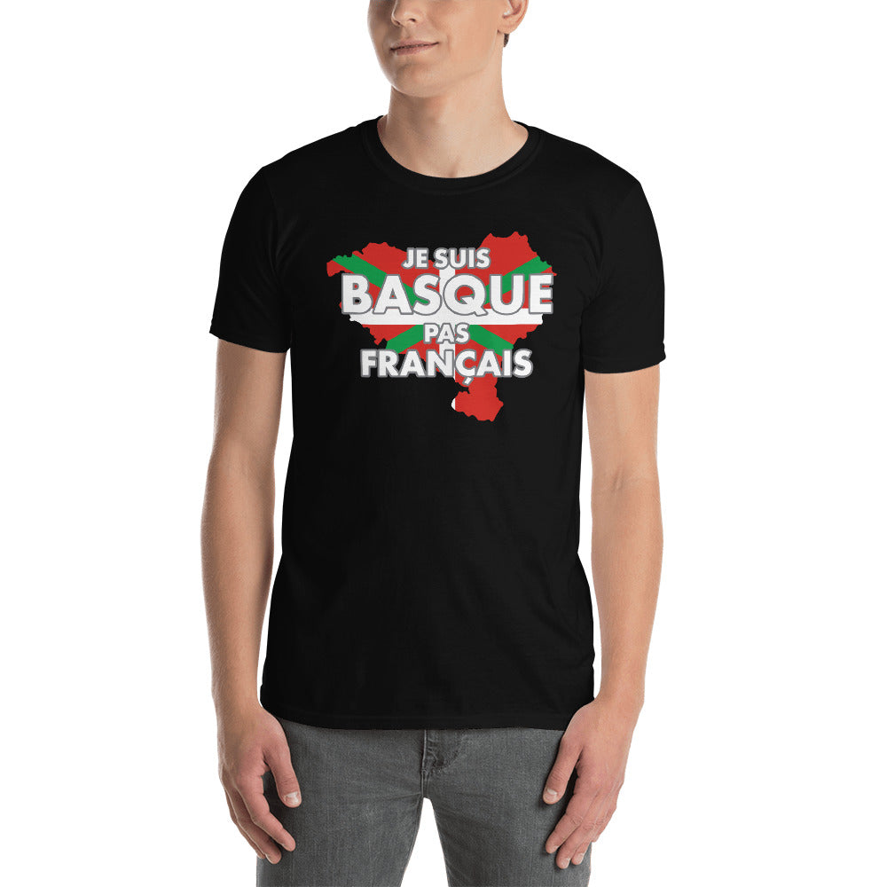 Basque pas Français - T-shirt Standard Unisexe - Ici & Là - T-shirts & Souvenirs de chez toi