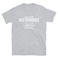 Thumbnail for Je suis au régime Aveyronnais - T-shirt Standard - Ici & Là - T-shirts & Souvenirs de chez toi