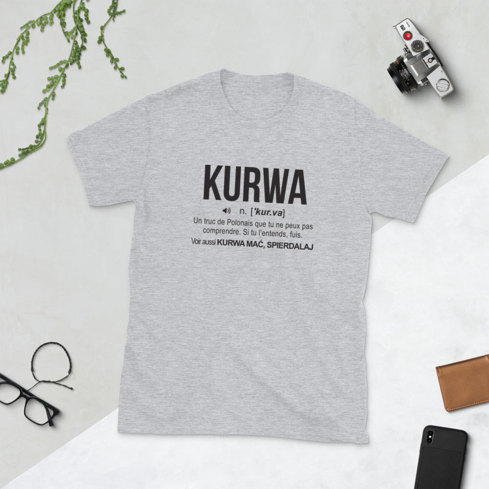 Kurwa définition polonaise - T-shirt Standard - Ici & Là - T-shirts & Souvenirs de chez toi