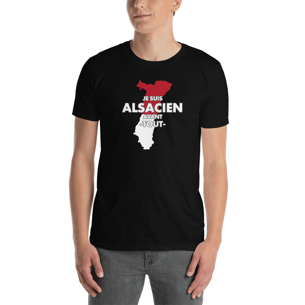 Alsacien avant tout - T-shirt Standard - Ici & Là - T-shirts & Souvenirs de chez toi