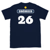 T-shirt Drômois Pastis noir - design humoristique sur le pastis