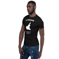 Thumbnail for T-shirt Cameroun noir dos - Mon histoire commence