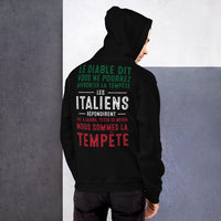 Thumbnail for Sweatshirt Italie gris foncé - Confort et style pour les soirées fraîches