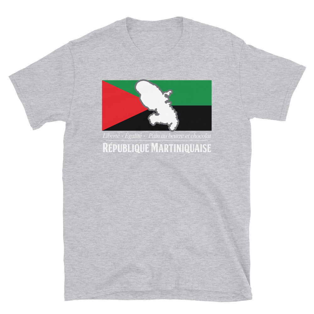 T-shirt Martinique bleu marine dos - Fierté et confort au quotidien