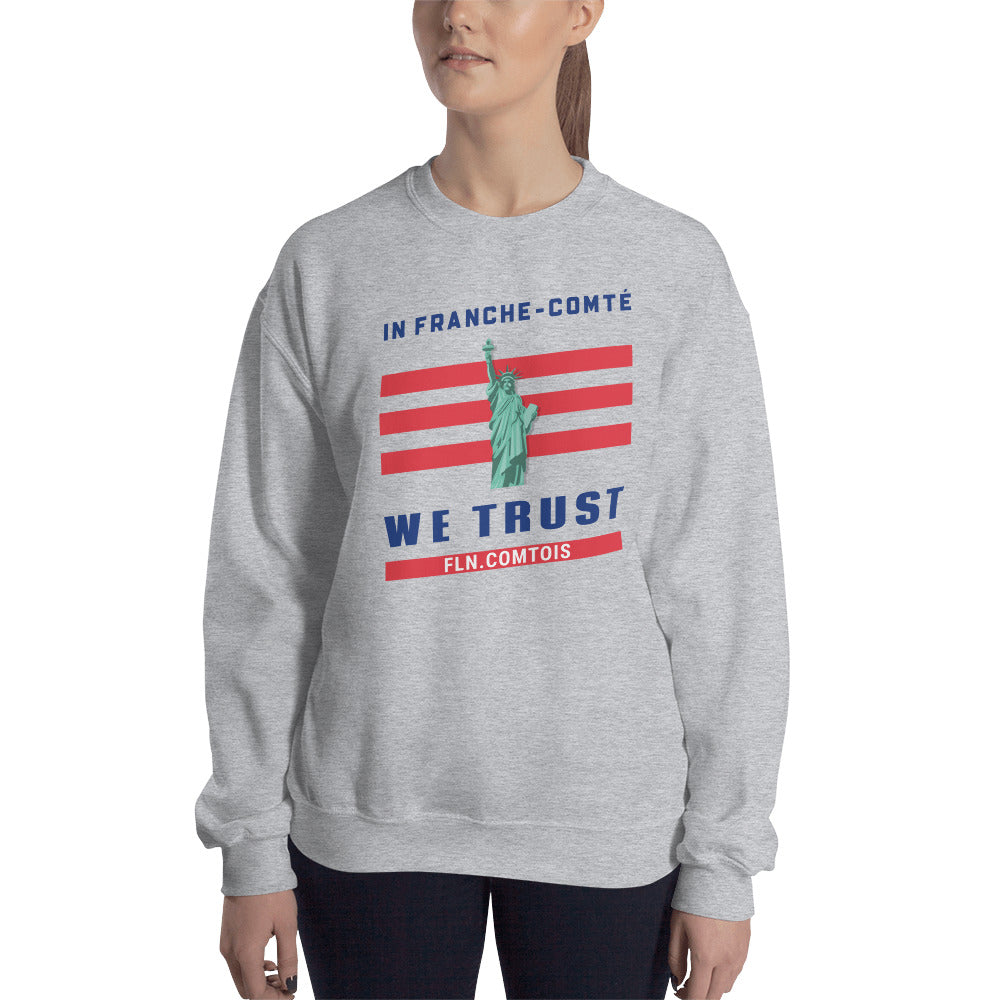 Sweatshirt Franche-Comté marine - In franche comté we trust