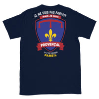 Thumbnail for T-shirt Provence gris sport - Je ne suis pas parfait mais je suis Provençal