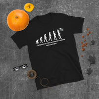 Thumbnail for T-shirt Bretagne gris foncé chiné - Évolution de l'homme humoristique